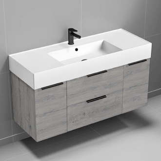 Bathroom Vanity Floating Bathroom Vanity, Modern, 48